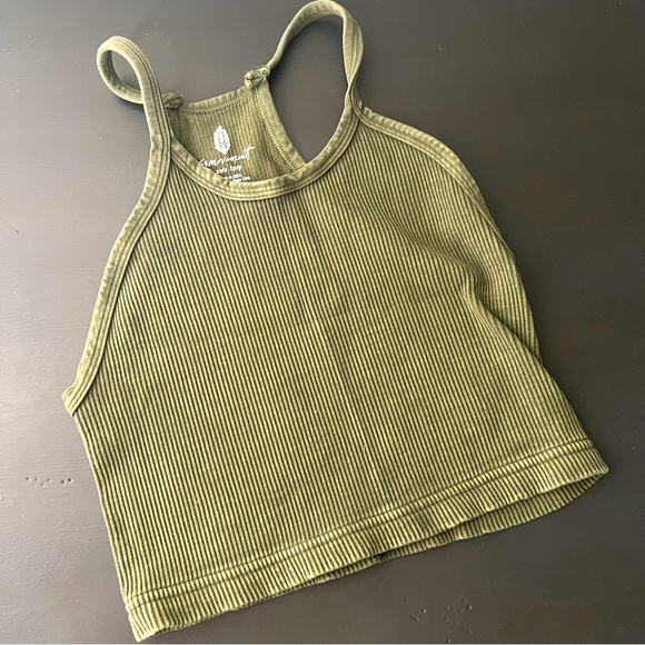 FP Movement by Free People Other - Free People Happiness Runs Crop Top, Moss Green, size XS/ S NWOT